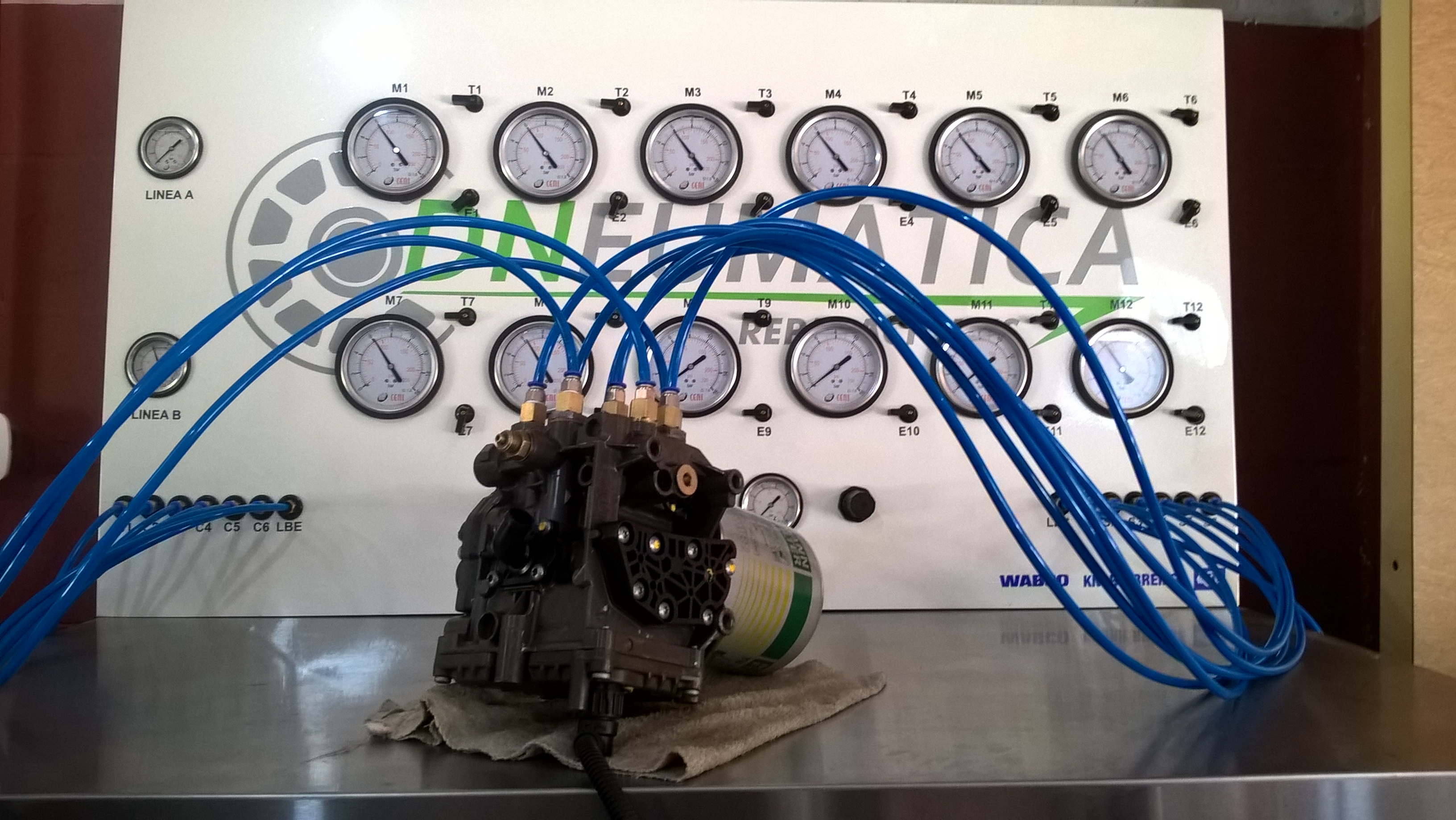 Banco de pruebas con tecnología avanzada